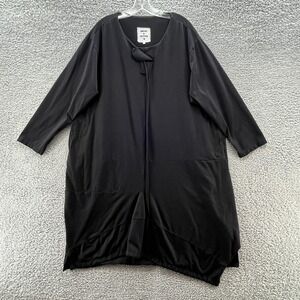 Bread Butter Dress Large Black Lagenlook Avant Garde Pockets Made Italy Relaxed